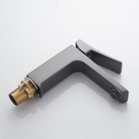 Смеситель для раковины Shevanik S4401T, оружейная сталь