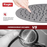Верхний (тропический) душ Raglo R451.56.09, графит