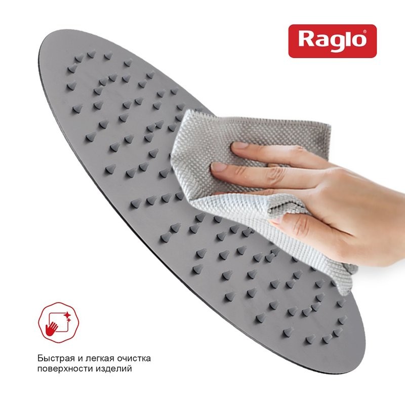 Верхний (тропический) душ Raglo R451.56.09, графит