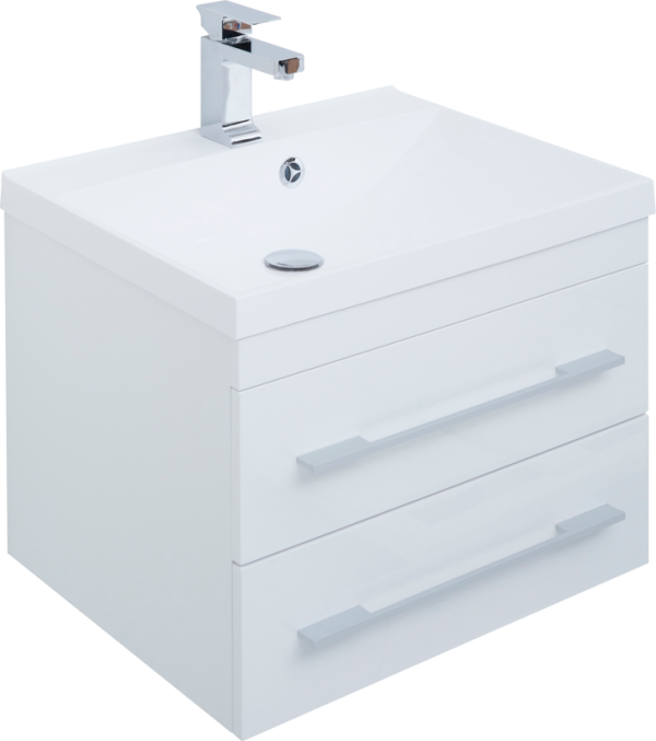 Тумба под раковину Aquanet Нота 58 белая