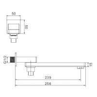 Излив Raglo R473.73 хром Излив Raglo R473.73 хром
