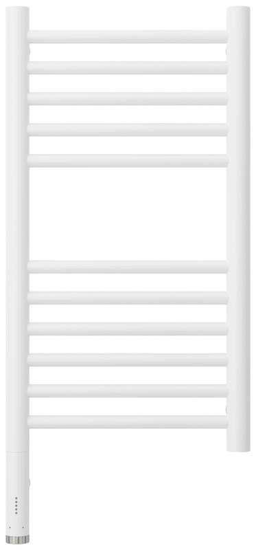 Полотенцесушитель электрический Сунержа Богема 3.1 30-6004-6030 70x35 см, подключение слева, матовый белый, лесенка