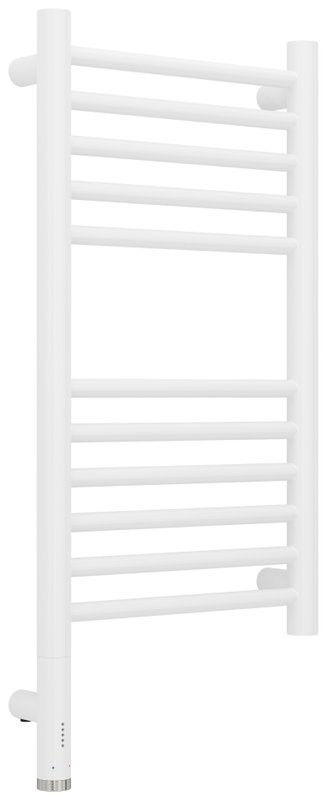 Полотенцесушитель электрический Сунержа Богема 3.1 30-6004-6030 70x35 см, подключение слева, матовый белый, лесенка