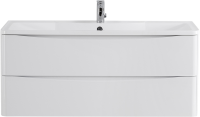 Тумба с раковиной BelBagno Acqua 120 подвесная, bianco lucido, белая глянцевая раковина