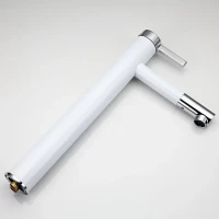 Смеситель для раковины Frap H52 F1052-15 белый, хром Смеситель для раковины Frap H52 F1052-15 белый, хром