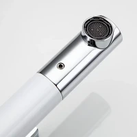 Смеситель для раковины Frap H52 F1052-15 белый, хром Смеситель для раковины Frap H52 F1052-15 белый, хром
