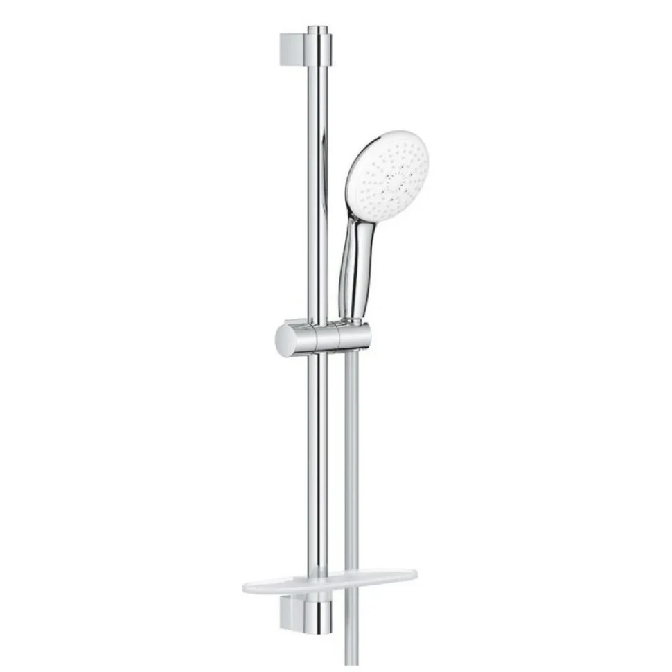 Душевой гарнитур GROHE Tempesta 110 со штангой 60 см и полочкой, хром (27600003)