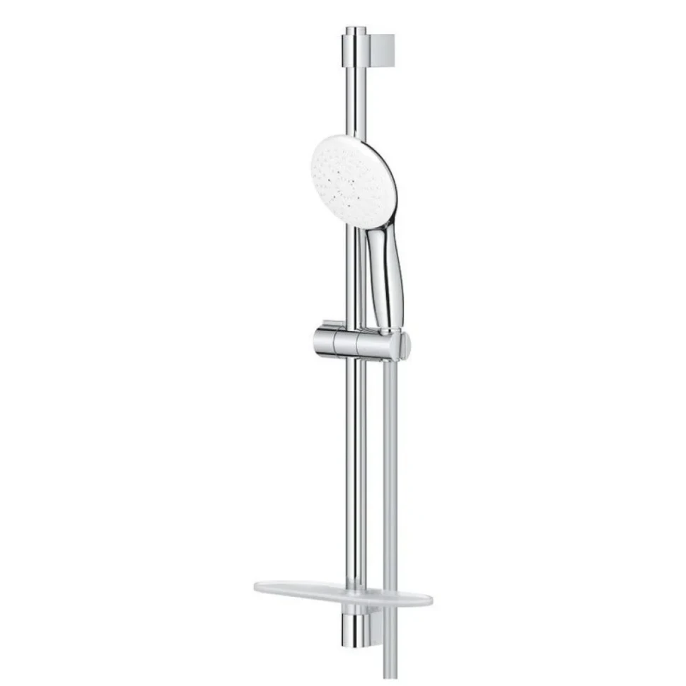 Душевой гарнитур GROHE Tempesta 110 со штангой 60 см и полочкой, хром (27600003)