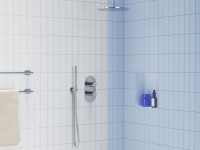 Термостатический смеситель встраиваемый Ravak Espirit ES 063.00CR.O2.RB07C С ВНУТРЕННЕЙ ЧАСТЬЮ, для ванны с душем, хром