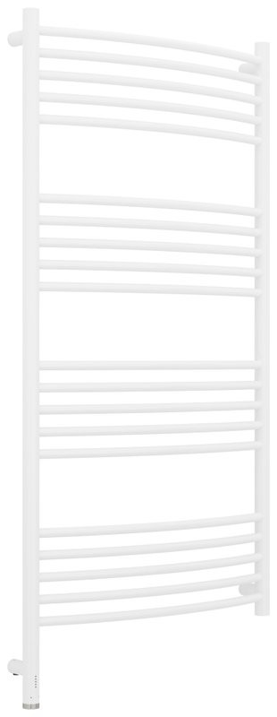 Полотенцесушитель электрический Сунержа Богема 3.1 30-6002-1260 130x65 см, подключение слева, матовый белый, лесенка