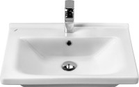 Тумба с раковиной AQUATON Капри 60 таксония темная, подвесная