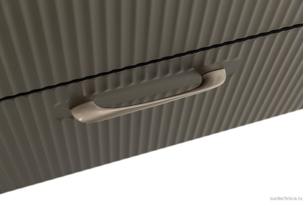 Тумба с раковиной BelBagno Due 80 подвесная, 2 ящика, оружейная сталь