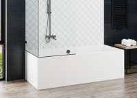 Акриловая ванна Vagnerplast Cavallo 190x90 см, пристенная, ультрабелая, на ножках