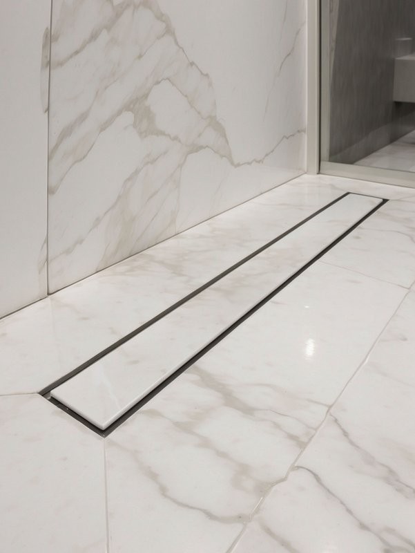 Душевой трап (лоток) AltroBagno Livello AltroBagnoLivello071208MB 60 см, решетка матовая черная, под плитку