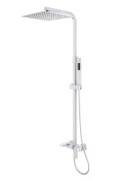 Душевая стойка D&K Bayern.Liszt DA1513708A04 матовая белая