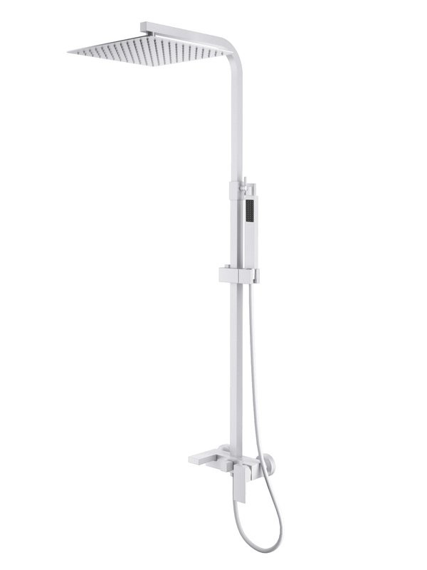 Душевая стойка D&K Bayern.Liszt DA1513708A04 матовая белая