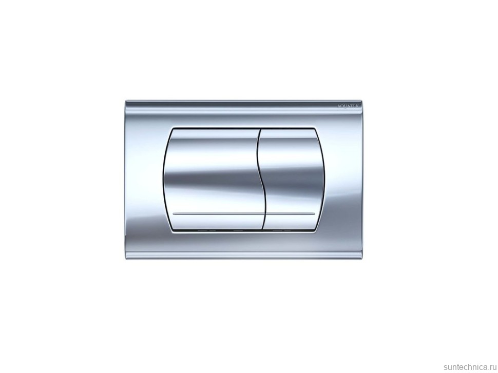Кнопка смыва для унитаза AQUATEK KDI-0000047 АБС-пластик, цвет глянцевый хром