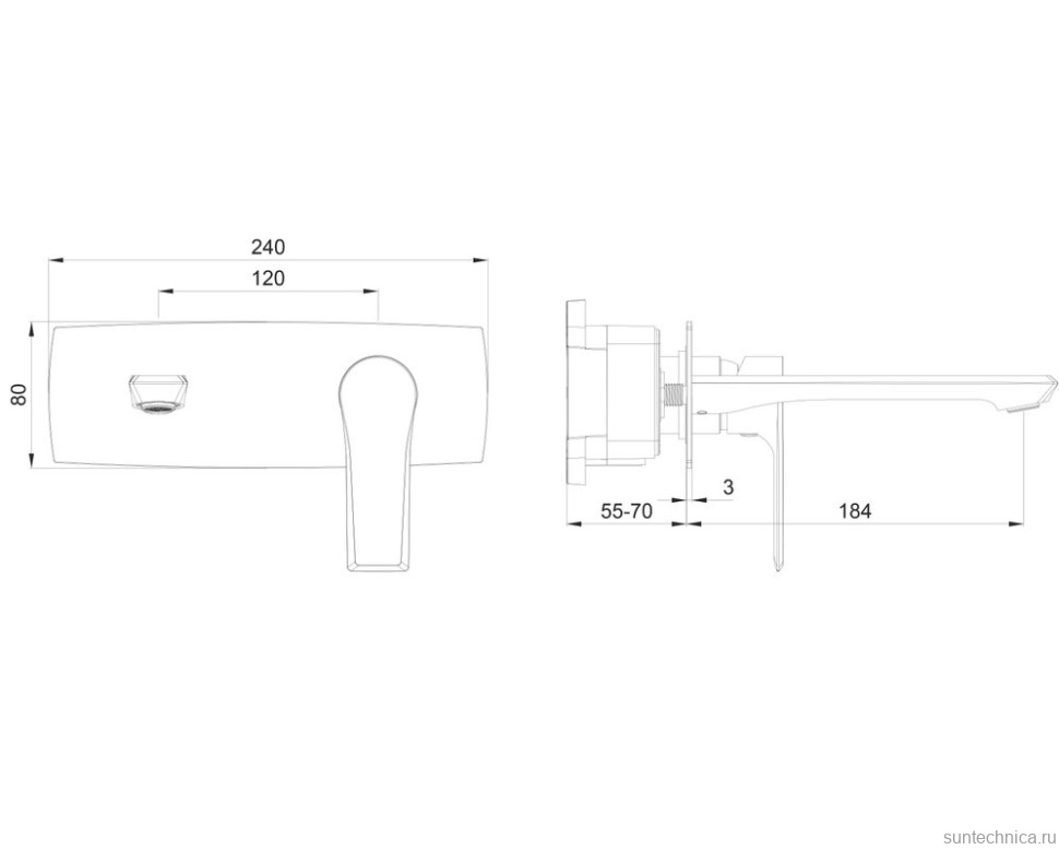 Смеситель для раковины Wonzon & Woghand Brilliant WW-88869079-BG С ВНУТРЕННЕЙ ЧАСТЬЮ, брашированное золото