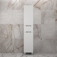 Шкаф-пенал для ванной Style Line Матис 36 Plus напольный, белый