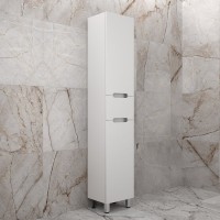 Шкаф-пенал для ванной Style Line Матис 36 Plus напольный, белый