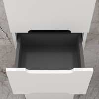 Шкаф-пенал для ванной Style Line Матис 36 Plus напольный, белый