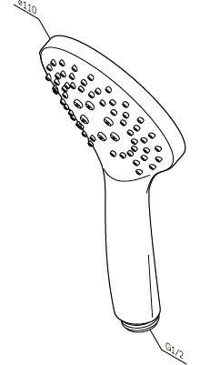 Душевая лейка AM.PM Gem F0290100