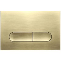 Кнопка смыва для унитаза Veconi Flush V3 пластик, цвет золото брашинг