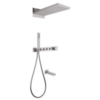 Душевой комплект Abber Rund AF8753SP С ВНУТРЕННЕЙ ЧАСТЬЮ, сатин