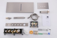 Душевой комплект Abber Rund AF8753SP С ВНУТРЕННЕЙ ЧАСТЬЮ, сатин