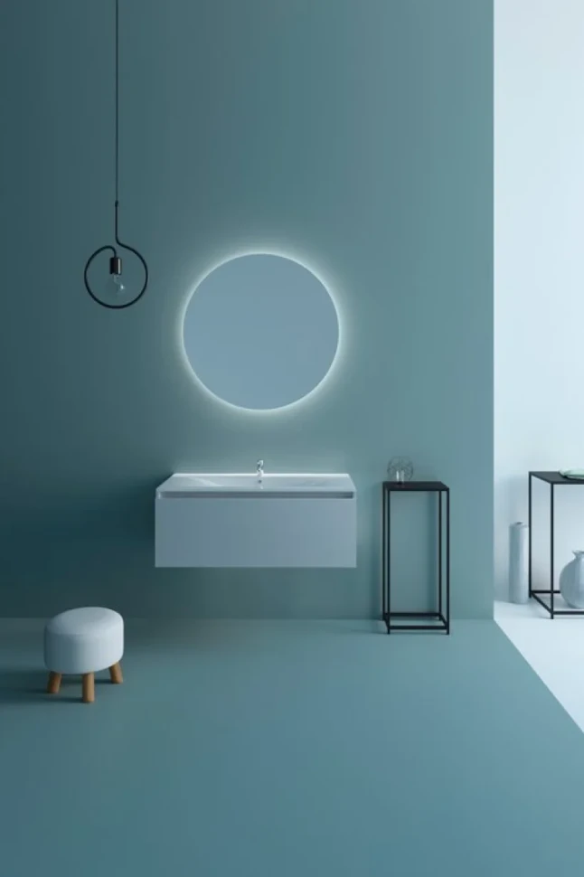 Мебель для ванной комнаты Sanvit Кубэ -1 120 белый глянец