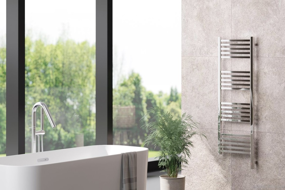 Полотенцесушитель электрический Сунержа Модус 3.1 00-5901-1240 130x45 см, подключение справа, без покрытия, лесенка