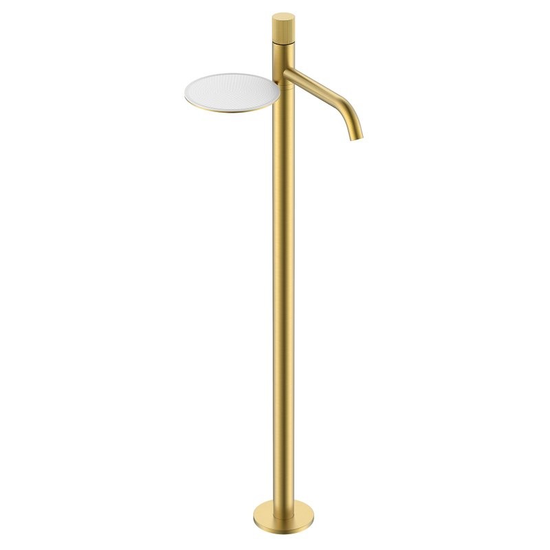 Напольный смеситель для раковины Boheme Stick 120-MG.3 matt gold linea