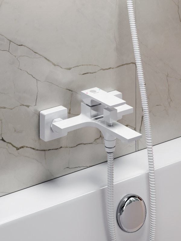 Душевой комплект Orange Lutz Lutz M04-311w белый