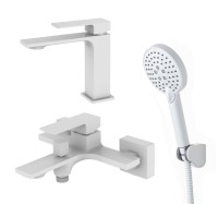 Душевой комплект Orange Lutz Lutz M04-311w белый