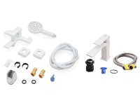 Душевой комплект Orange Lutz Lutz M04-311w белый