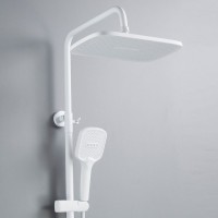 Душевая система / Тропический душ со смесителем Shevanik S4136C, белый