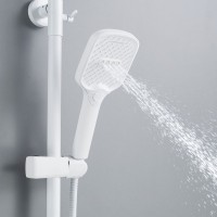 Душевая система / Тропический душ со смесителем Shevanik S4136C, белый