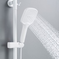 Душевая система / Тропический душ со смесителем Shevanik S4136C, белый