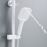 Душевая система / Тропический душ со смесителем Shevanik S4136C, белый