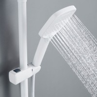 Душевая система / Тропический душ со смесителем Shevanik S4136C, белый