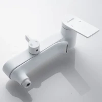 Душевая система / Тропический душ со смесителем Shevanik S4136C, белый