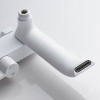 Душевая система / Тропический душ со смесителем Shevanik S4136C, белый