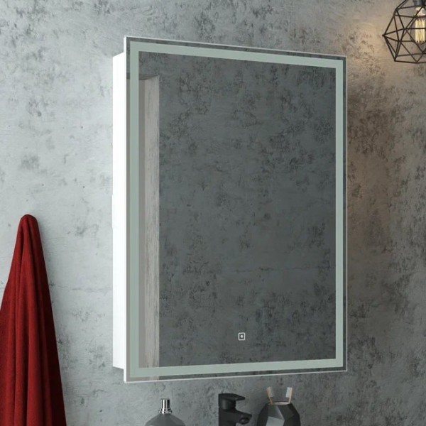 Зеркало-шкаф CONTINENT Allure R 55х80 с подсветкой