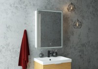 Зеркало-шкаф CONTINENT Allure R 55х80 с подсветкой