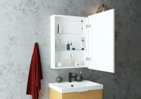 Зеркало-шкаф CONTINENT Allure R 55х80 с подсветкой