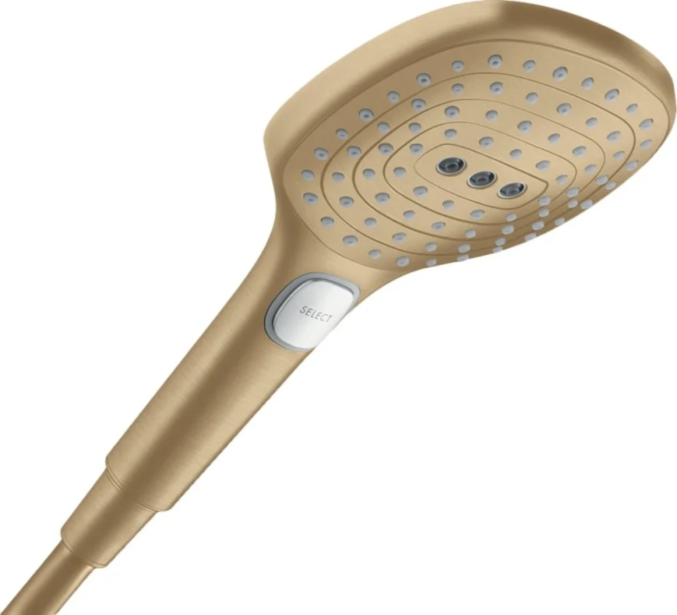 Душевая лейка Hansgrohe Raindance Select E 120 Air 3jet 26520140 шлифованная бронза