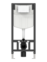 Инсталляция для унитаза AltroBagno Beni aggiuntivi AltroBagnoPCC616A крепление к полу и стене, с регулировкой по высоте