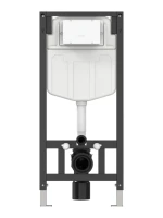 Инсталляция для унитаза AltroBagno Beni aggiuntivi AltroBagnoPCC616A крепление к полу и стене, с регулировкой по высоте