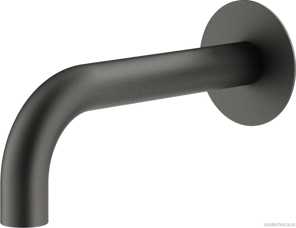 Излив Plumberia Selection Ixo SPT0060GR для ванны, матовый графит