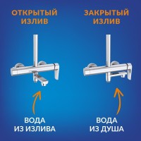 Душевая стойка Cersanit Модуо (Moduo) 64314 хром